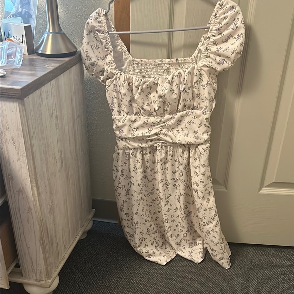 Floral Puff Sleeve Dress